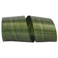 Reliant Ribbon 4 in. 55 Yards RD Aspid Leaf Ribbon, Hunter 16024-925-10Z